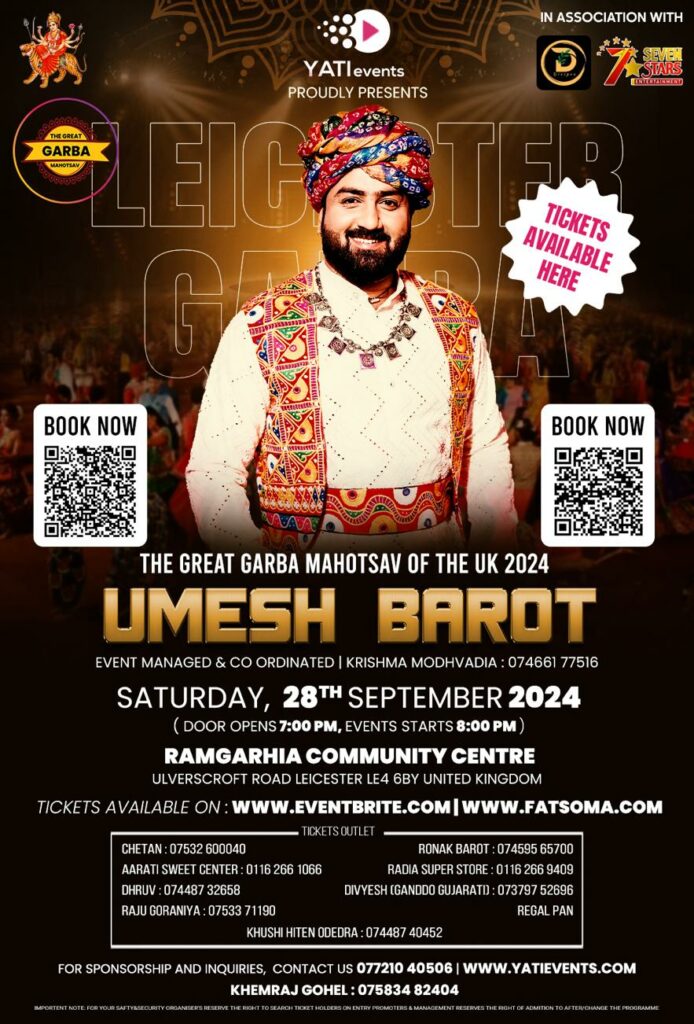 Umesh Barot Live in Leicester 2024